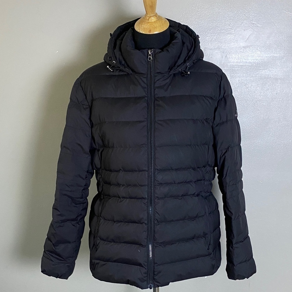 Orolay Women’s Black Down Hooded Puffer Jacket Sz XL